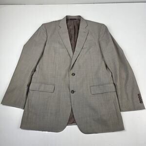 Brooks‎ Brothers Blazer Mens 44XL Gray Saxxon Wool 1818 Madison Sport Coat USA